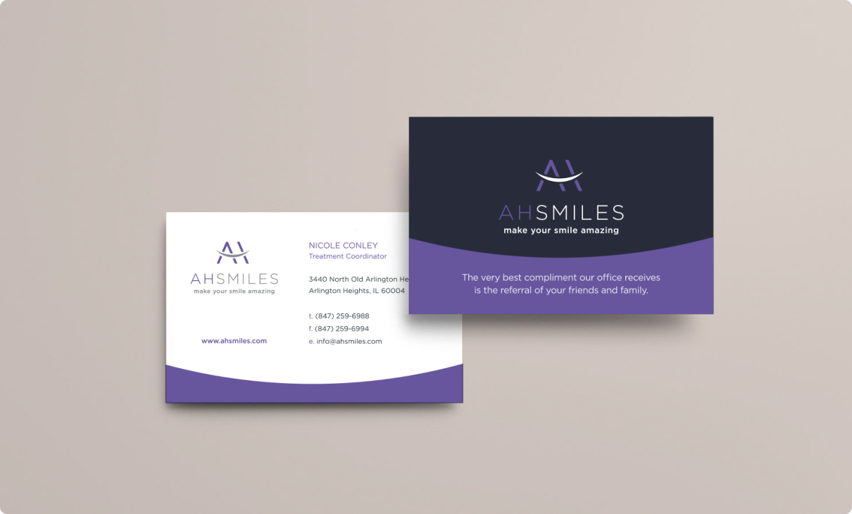 AHSmiles-business-cards